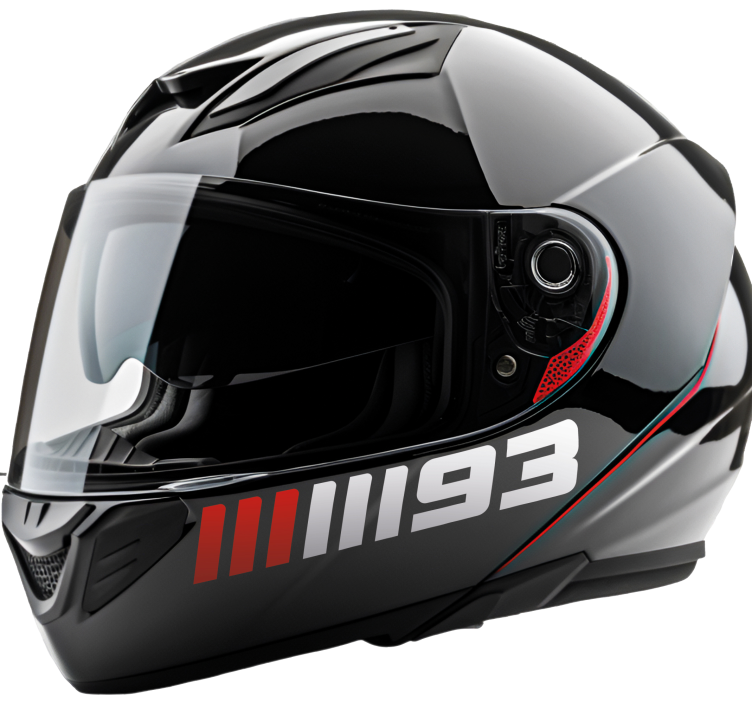 Kişiselleştirilmiş sayı tasarımı hayvan çıkartması - TenStickers