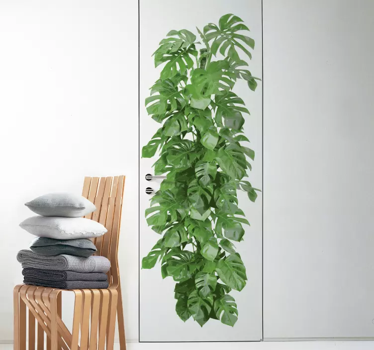 Kıvrımlı şube çıkartması - TenStickers