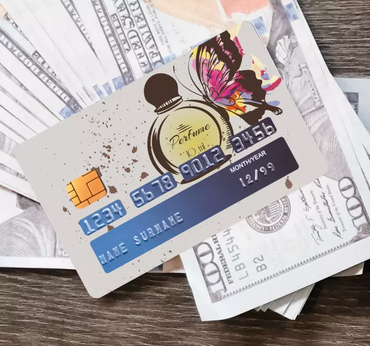 Koku kart çıkartması seviyorum - TenStickers