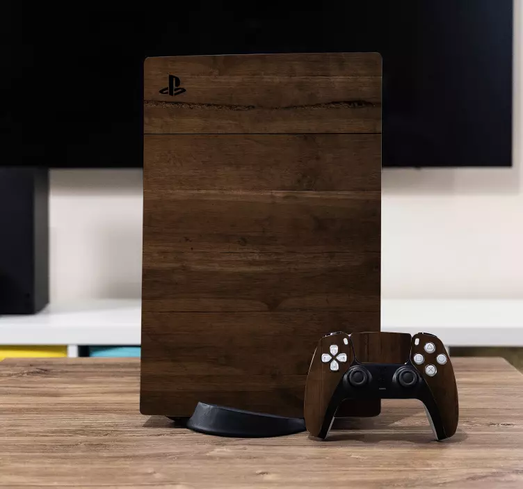 Kona ahşap ps5 vinil yapışkan - TenStickers