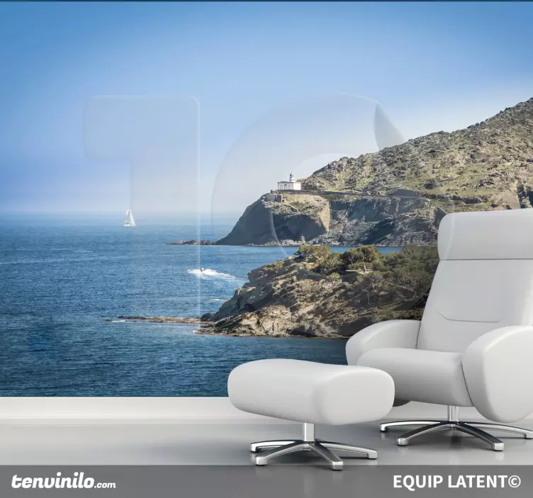 Kosta brava fotoğraf duvar sticker - TenStickers