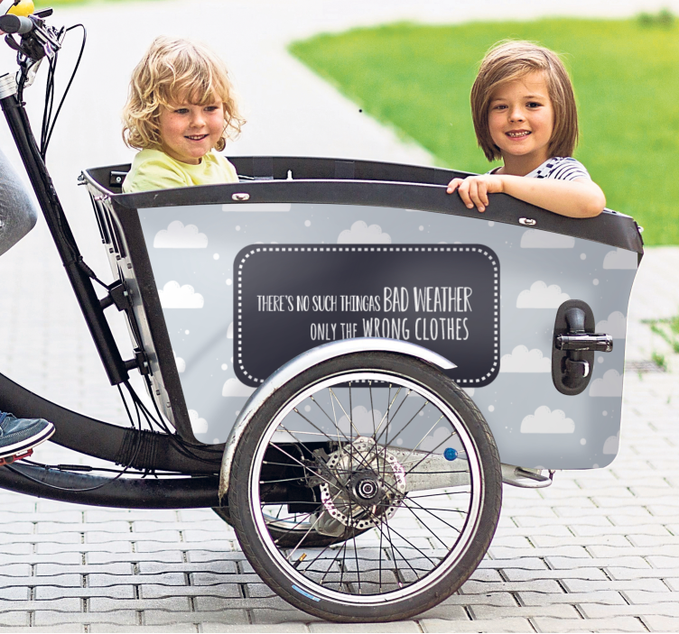 Kötü hava yanlış kıyafetler diyerek hayvan çıkartması - TenStickers