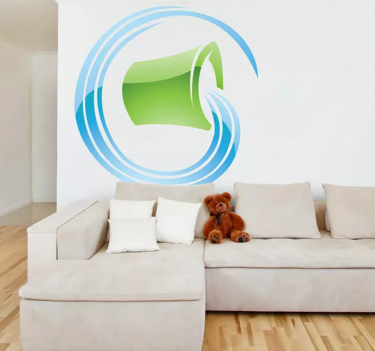 Kova burç duvar sticker - TenStickers