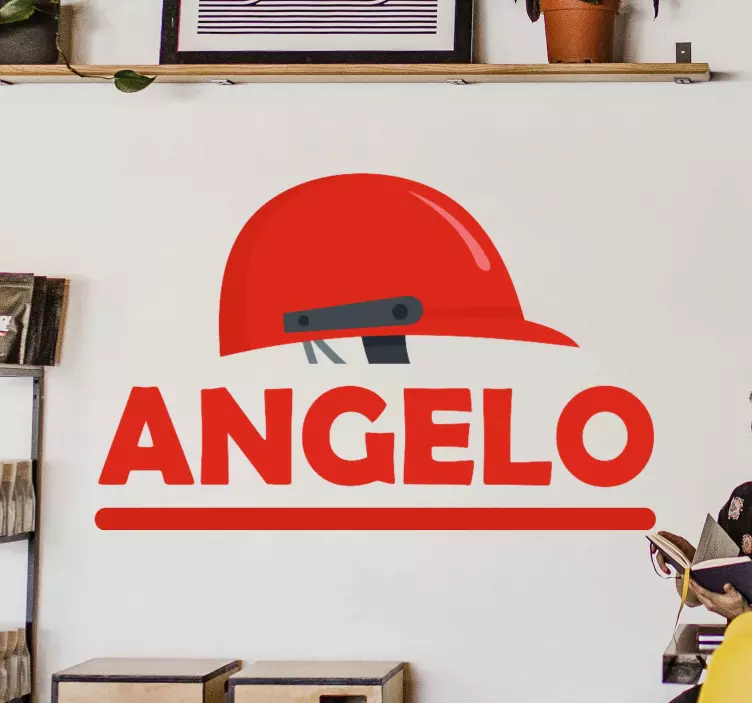 Kriket oyuncusu kişiselleştirilmiş etiket - TenStickers