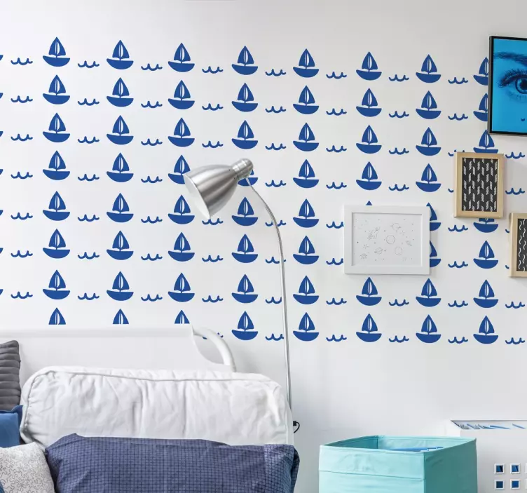 Küçük tekne çıkartması - TenStickers