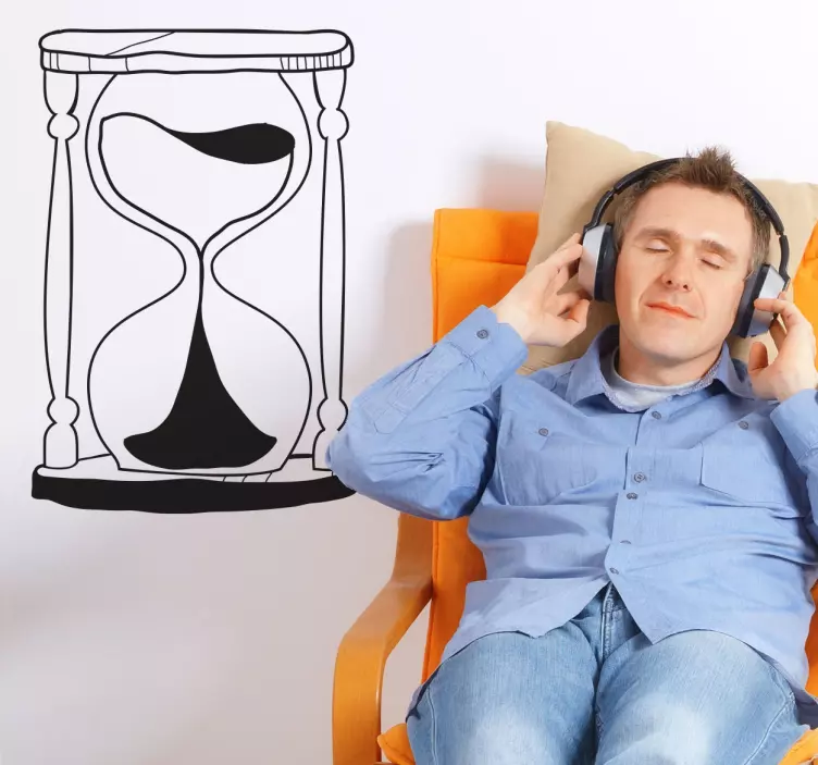 Kum zamanlayıcı sticker - TenStickers