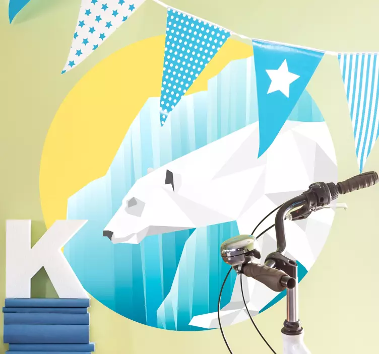 Kutup ayısı vahşi hayvan çıkartması - TenStickers