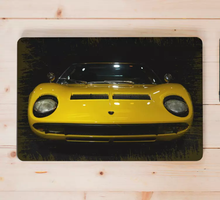 Lamborghini miura dizüstü bilgisayar derileri - TenStickers