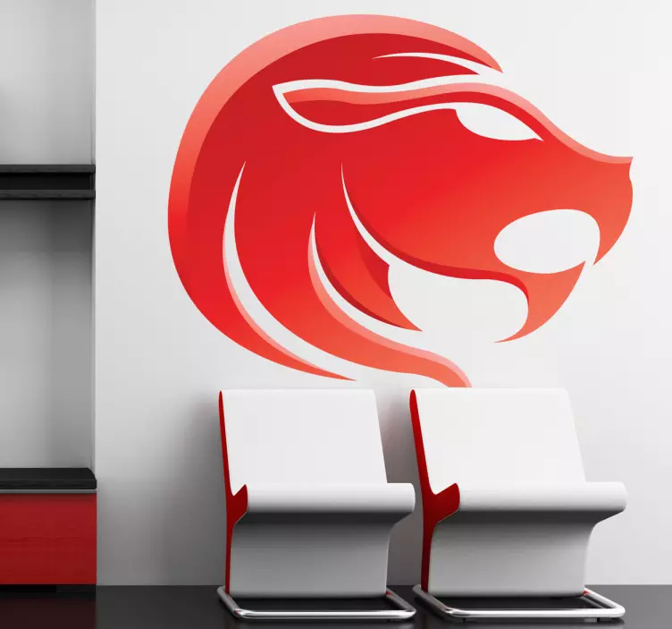 Leo burç duvar sticker - TenStickers