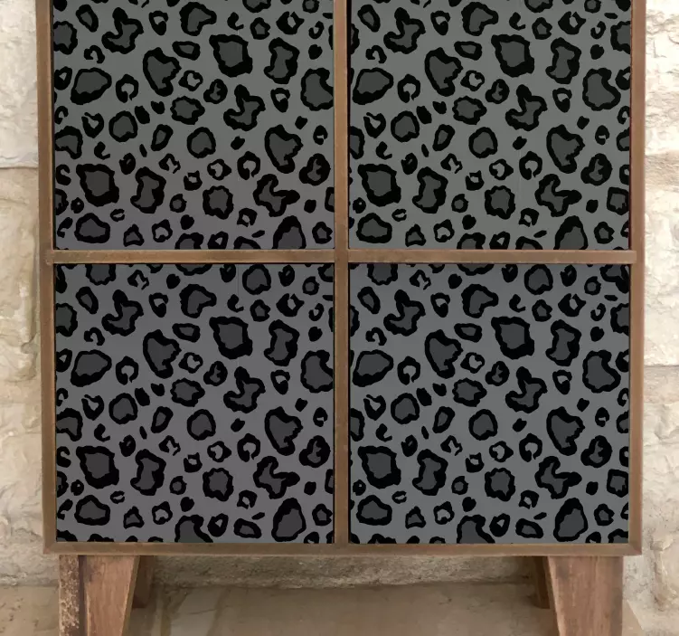 Leopar desenli desen hayvan çıkartması - TenStickers