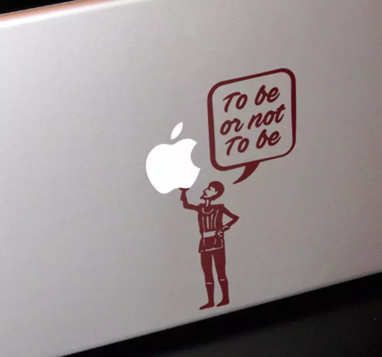 Macbook için shakespeare çıkartması - TenStickers