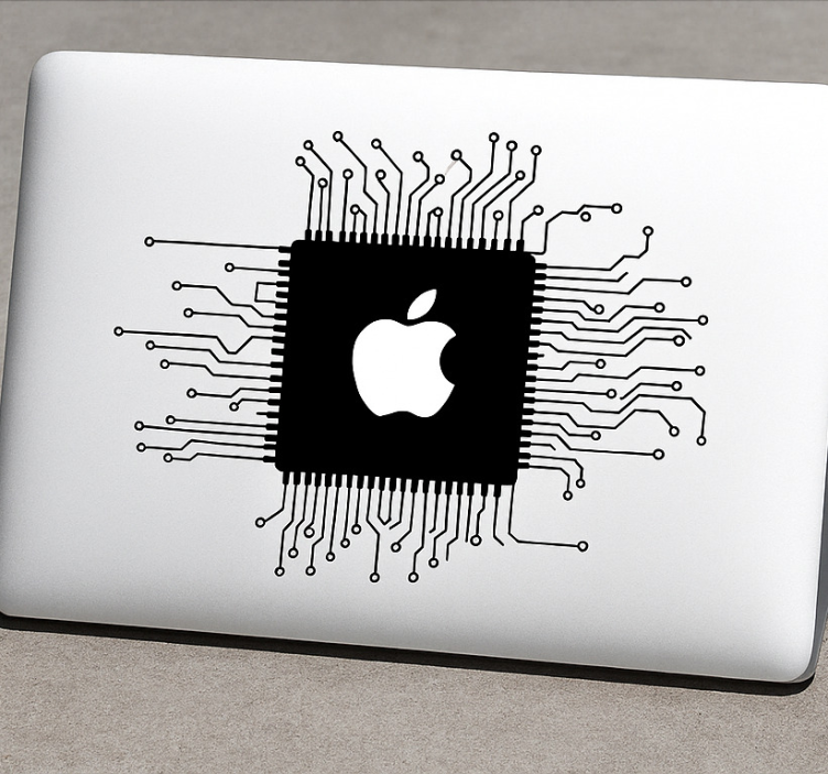 Macbook teknolojik web Dizüstü bilgisayar çıkartması - TenStickers
