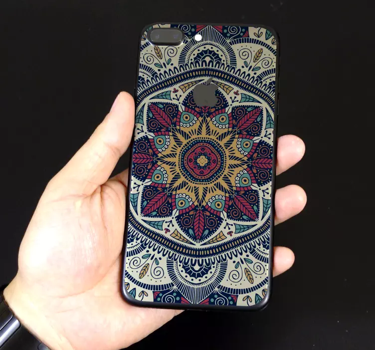 Mandala iphone telefon sticker - TenStickers
