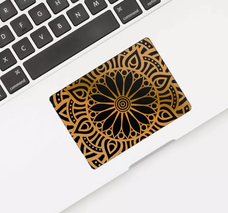 Mandala trackpad dizüstü çıkartması - TenStickers