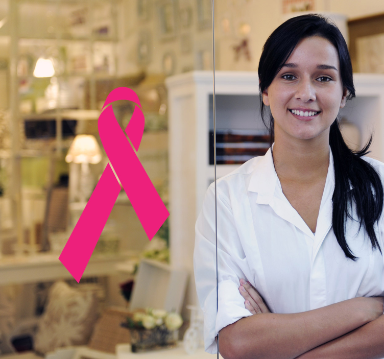 Meme kanseri sadaka çıkartması - TenStickers