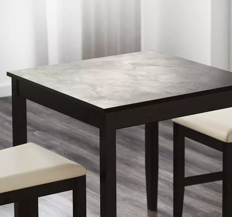 Mermer etkisi masa sticker - TenStickers