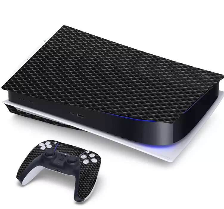 Metalik arka plan ps5 çıkartması - TenStickers