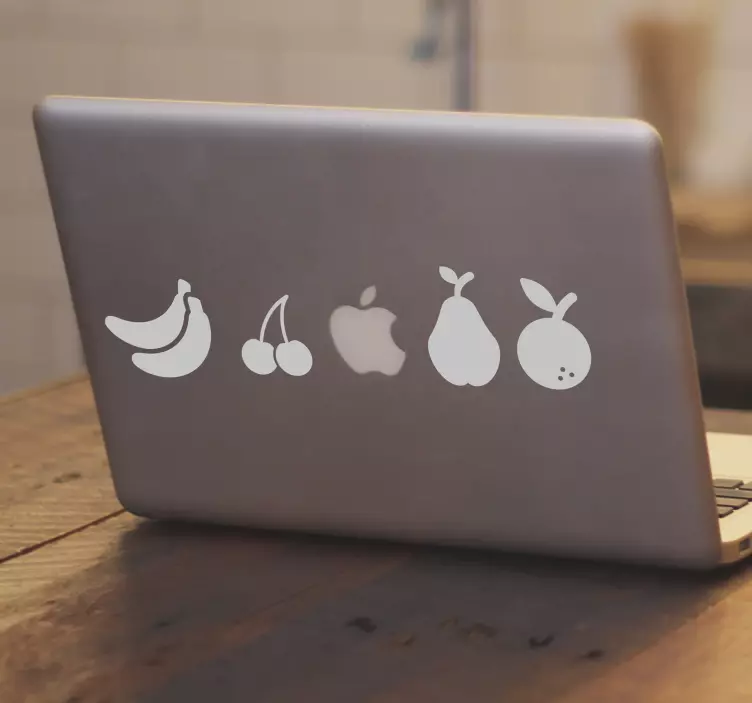 Meyve çeşitli macbook çıkartmalar - TenStickers