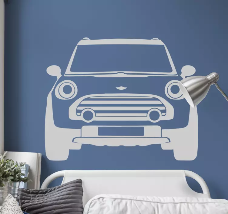 Mini cooper duvar çıkartmaları - TenStickers
