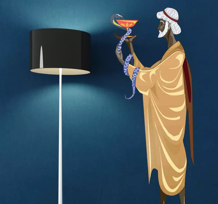 Mitoloji asclepius çıkartması - TenStickers