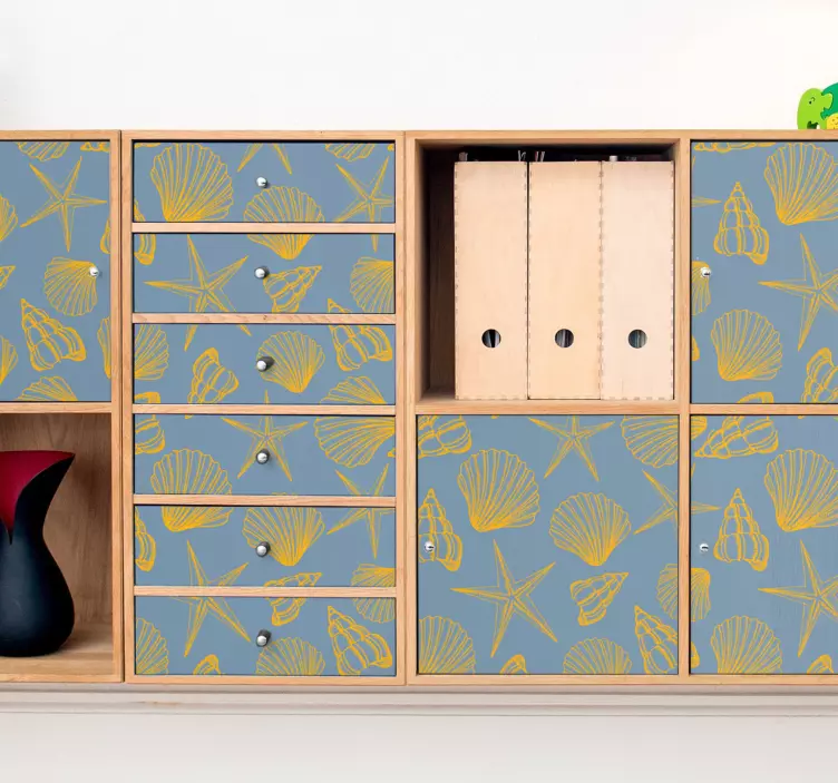 Denizaltı paketi mobilya çıkartması - TenStickers