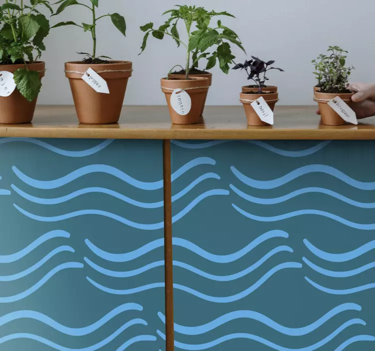 Hayali deniz mobilyası çıkartması - TenStickers