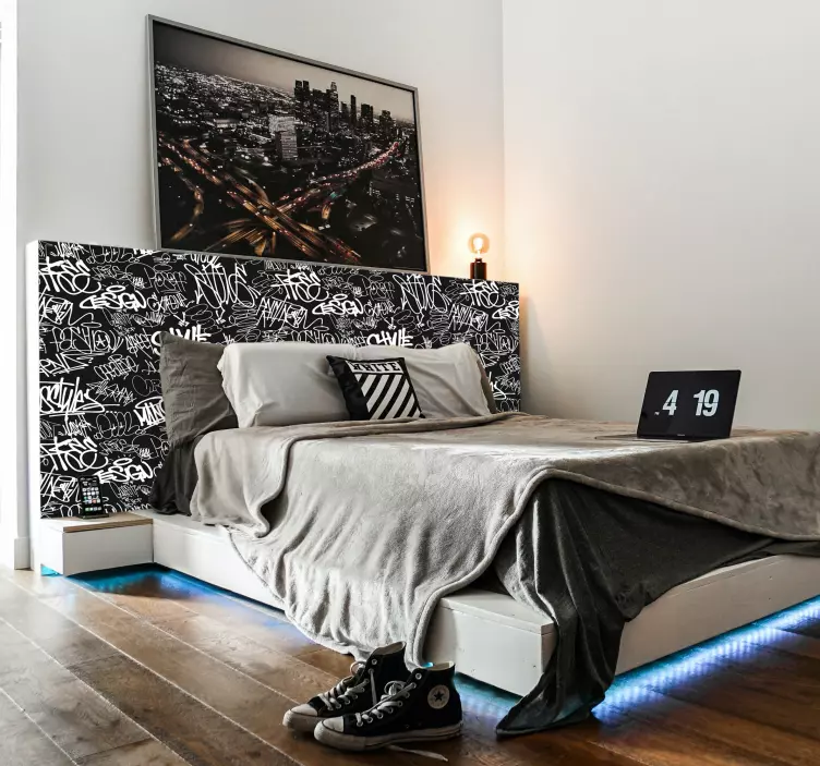 Sokak grafiti desen mobilya çıkartması - TenStickers