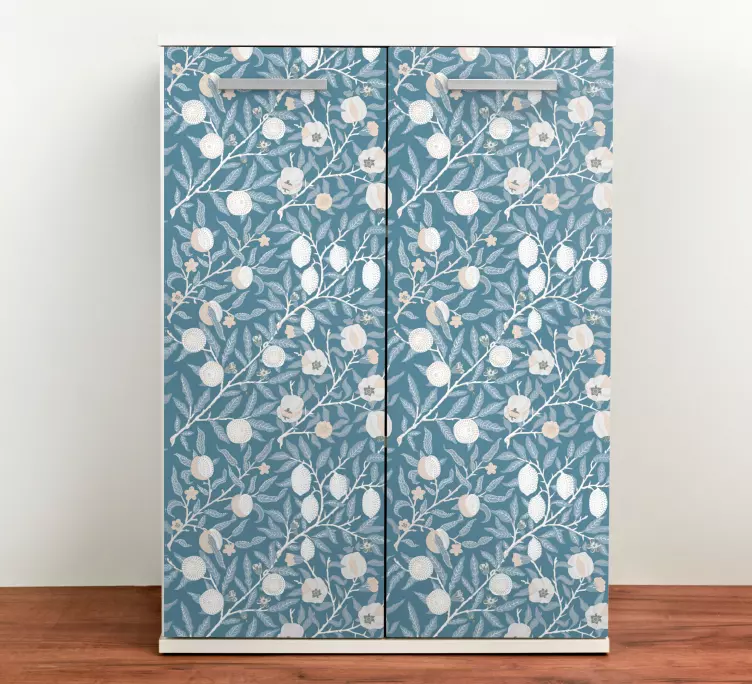 Süslü eski model mobilya çıkartması - TenStickers