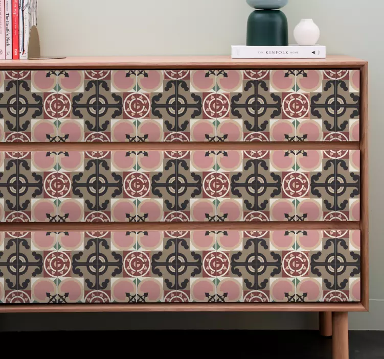 Toledo kiremit mobilya çıkartması - TenStickers