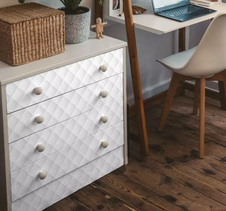 Yastıklı doku mobilya çıkartması - TenStickers