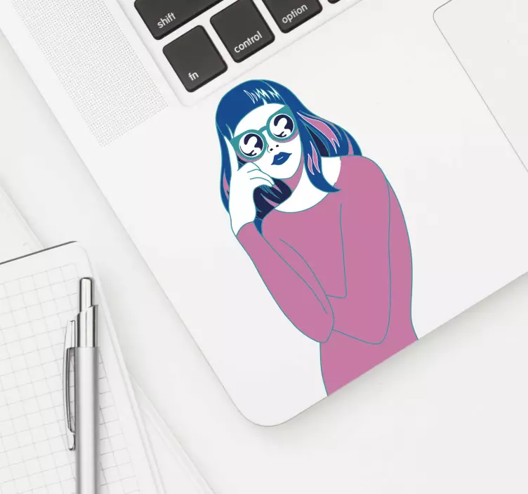 Modern kız oturma odası duvar dekor - TenStickers