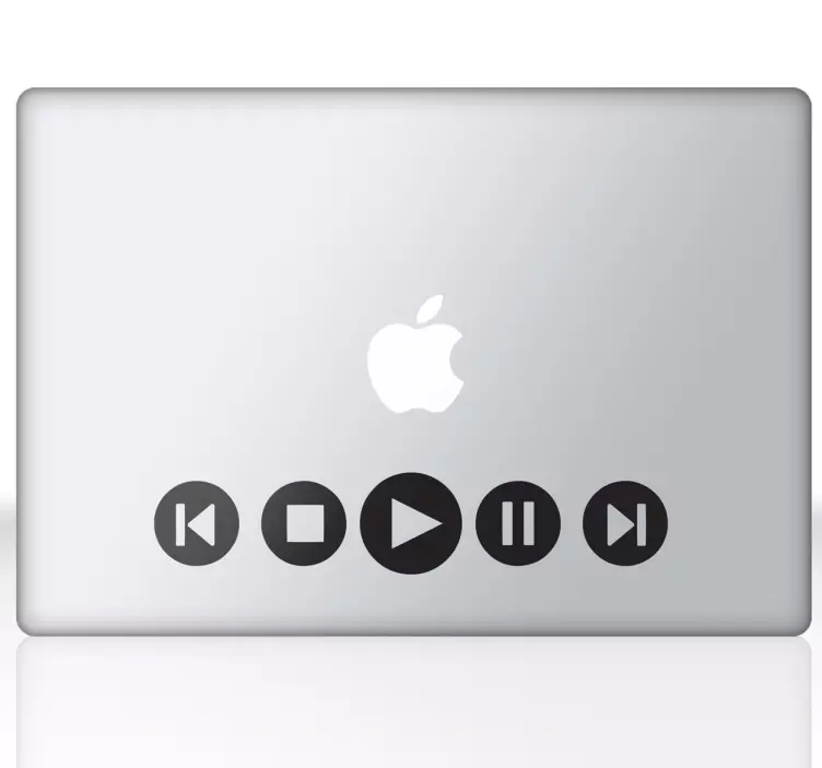 Multimedya dizüstü sticker - TenStickers