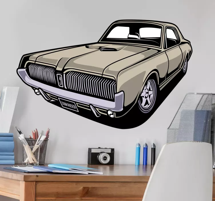 Mustang araba vinil sticker - TenStickers