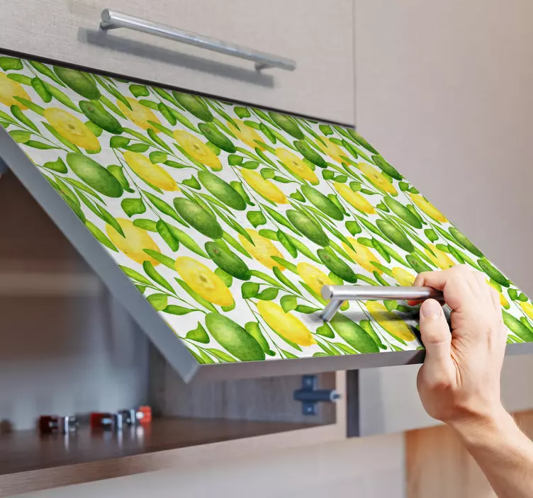 Narenciye desen tasarımı hayvan çıkartması - TenStickers