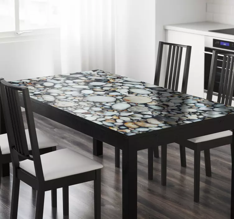 Nehir taşları mobilya sticker - TenStickers