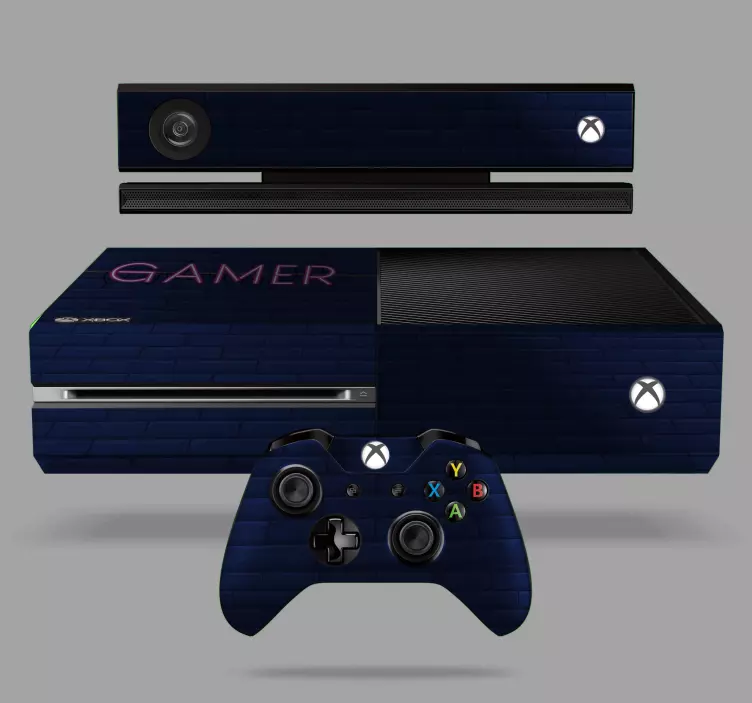 Neon simge xbox dış görünümünde oyuncu etiketi - TenStickers