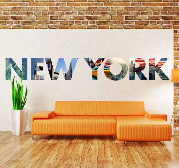 New york duvar resmi - TenStickers