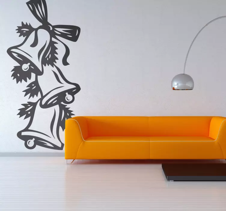 Noel çanları sticker - TenStickers