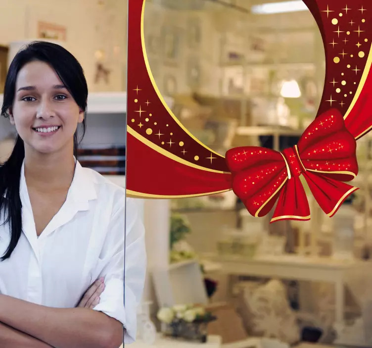 Noel şerit sticker - TenStickers