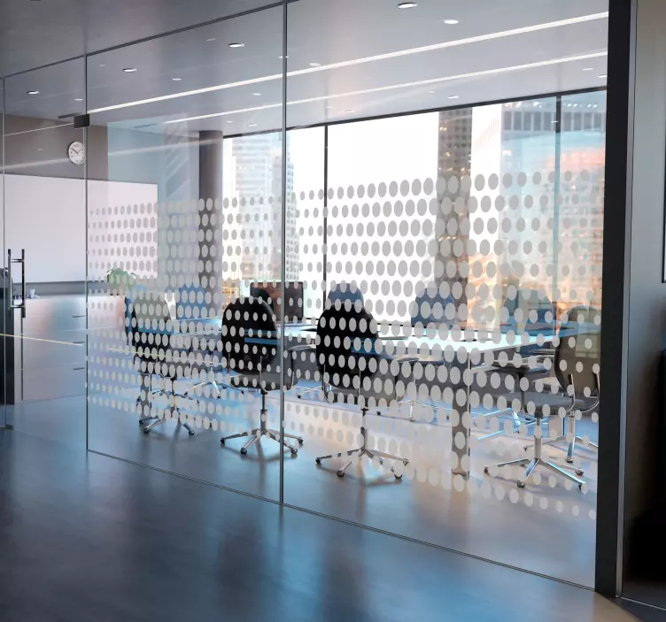 Ofis Toprakları daire sticker - TenStickers