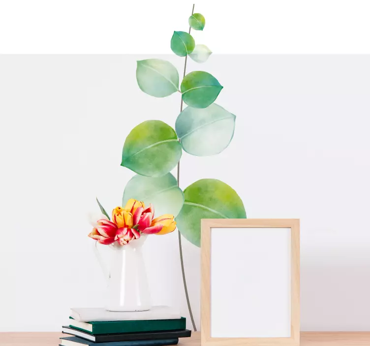 Okaliptüs illüstrasyon duvar sticker - TenStickers