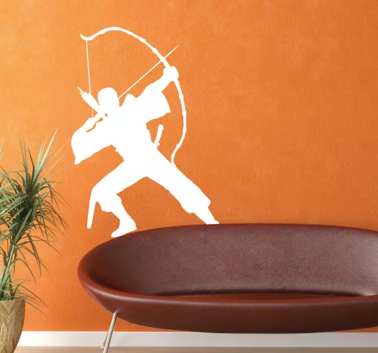 Okçu savaşçı çıkartması - TenStickers