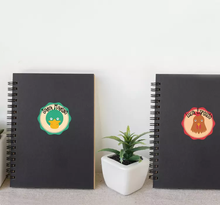 Okul çocukları için yapışkanlı etiketler pet sticker - TenStickers