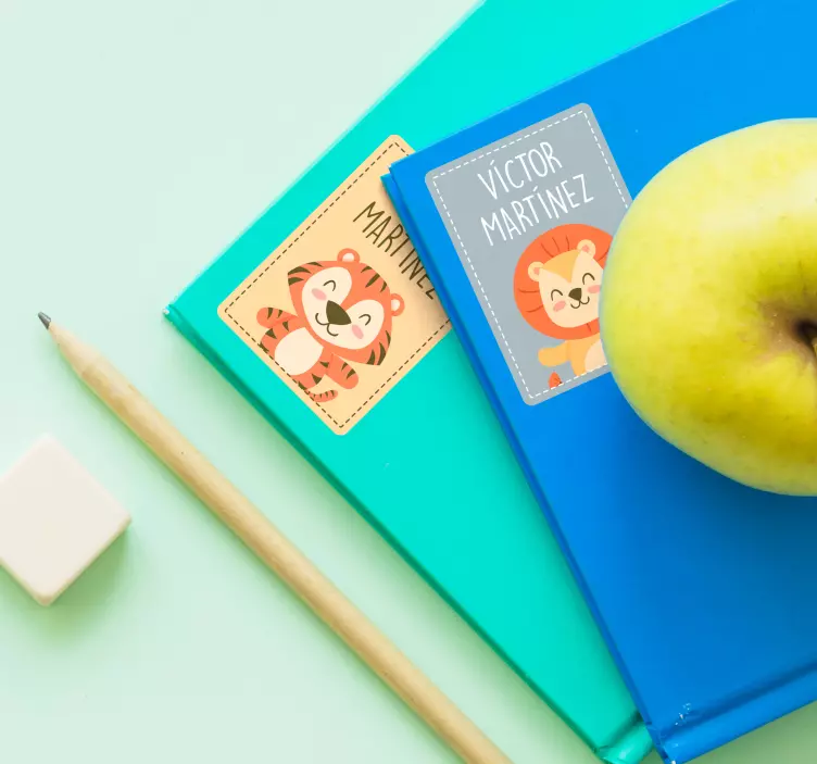 Okul not defteri eğitim etiket için etiketler - TenStickers