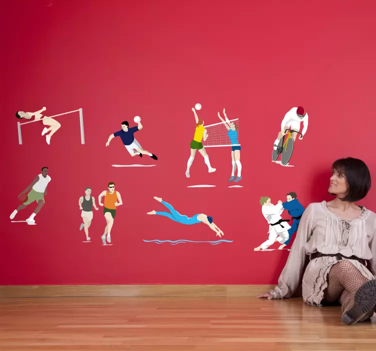 Olimpiyatlar dekoratif çıkartmalar - TenStickers