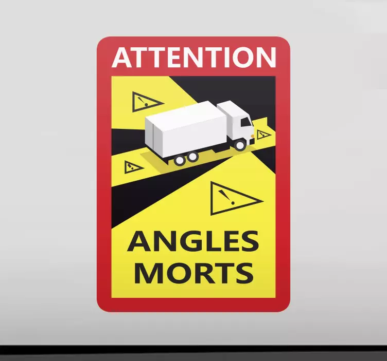 ölü açılar "açılar morts" çıkartması - TenStickers