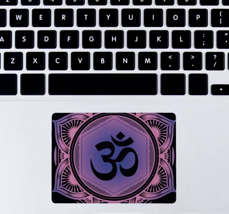 Om sembol trackpad dizüstü çıkartması - TenStickers