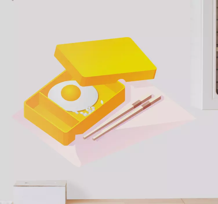 Oryantal gıda duvar sticker - TenStickers