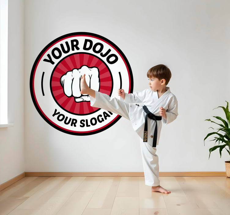 özelleştirilebilir dojo sticker - TenStickers