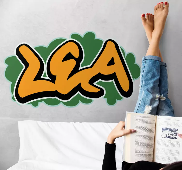 özelleştirilebilir isim sanatı hayvan çıkartması - TenStickers